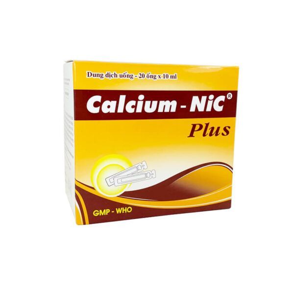 Calcium-Nic Plus Hộp 20 Ống