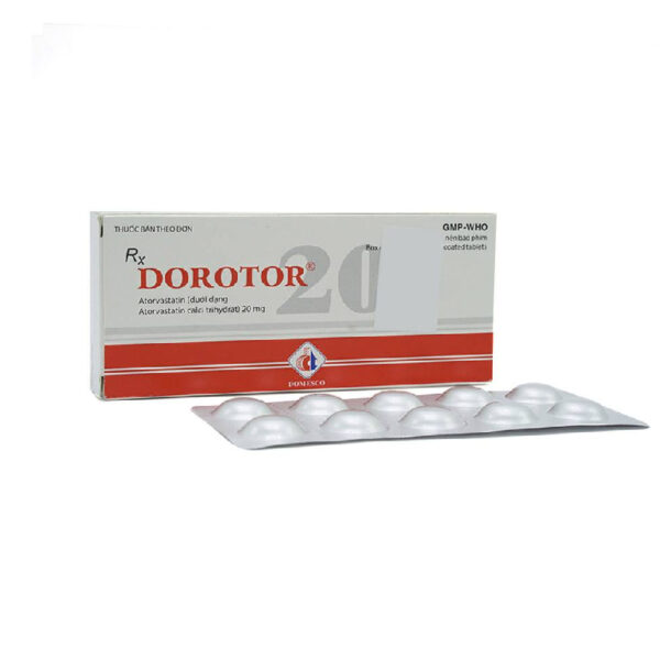 Dorotor 20mg Hộp 20 Viên