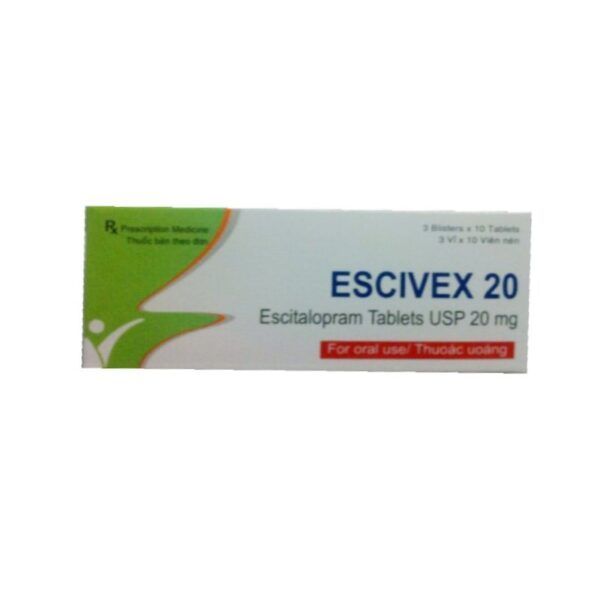 Escivex 20 Hộp 30 Viên