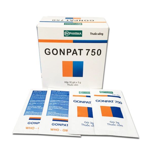 Gonpat 750 Hộp 30 Gói