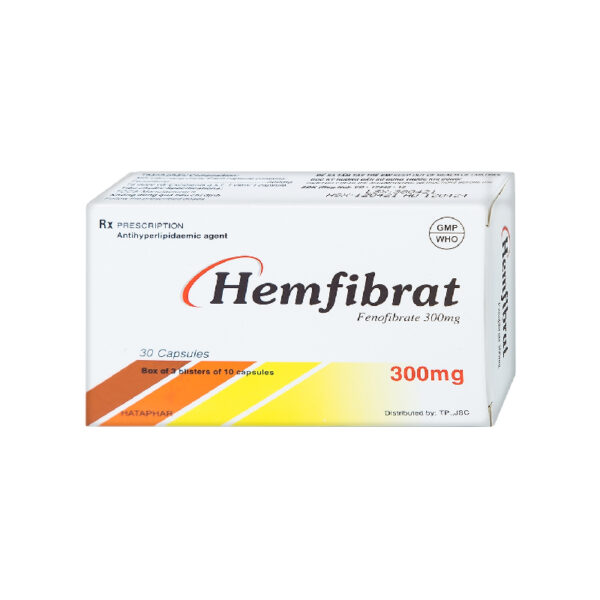 Thuốc Hemfibrat 300mg