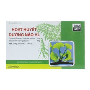 Hoạt Huyết Dưỡng Não HL Hộp 100 Viên - Điều Trị Suy Giảm Chức Năng Não Bộ
