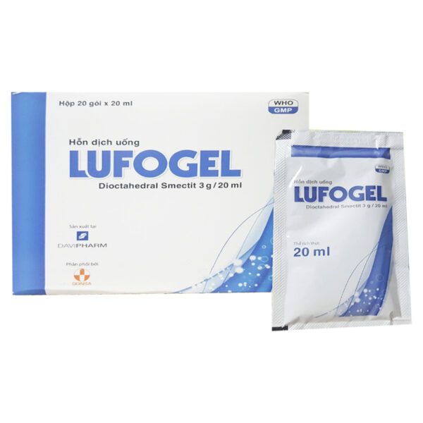 Hỗn Dịch Uống LUFOGEL Hộp 20 Gói