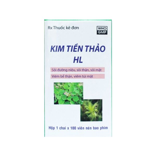 Kim Tiền Thảo HL Chai 100 Viên