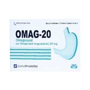 Omag-20 Hộp 28 Viên - Trị Trào Ngược Dạ Dày - Thực Quản
