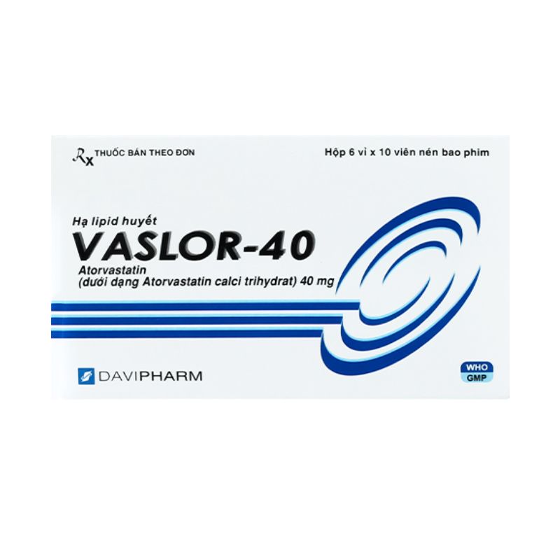 Vaslor-40 Hộp 60 Viên