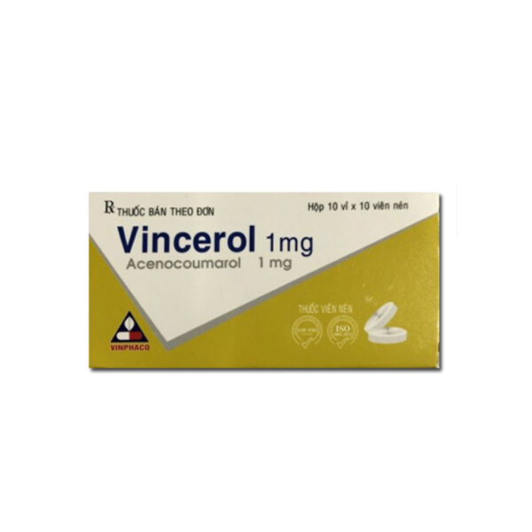 Vincerol 1mg Hộp 100 Viên