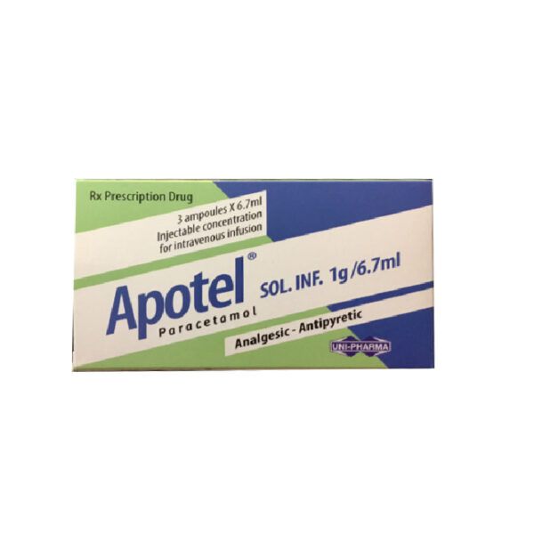 Thuốc Apotel Sol.Inf 1g/6.7ml