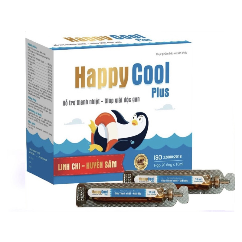 Happy Cool Plus Hộp 200ml - Giải Độc Mát Gan 
