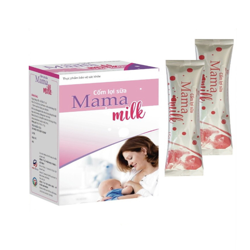 Mama Milk Hộp 10 Túi - Hỗ Trợ Lợi Sữa, Tăng Tiết Sữa