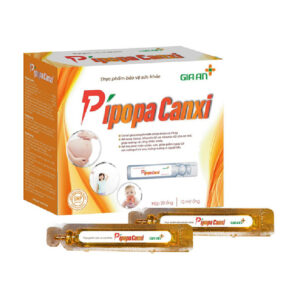 Pipopa Canxi Hộp 20 Ống - Giúp Xương Và Răng Chắc Khoẻ