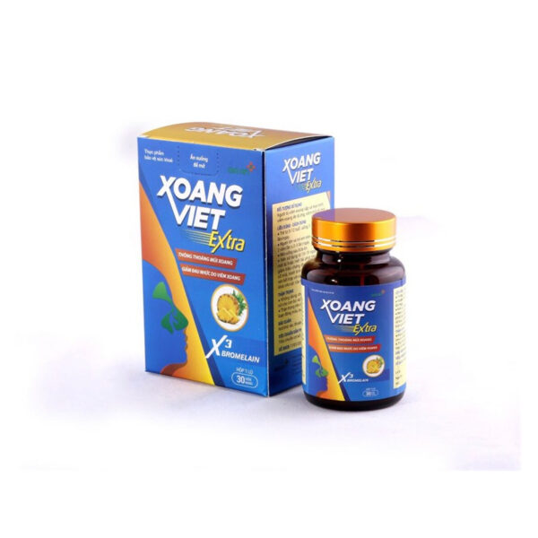 Xoang Việt Extra Lọ 30 Viên - Giảm Đau Nhức Do Xoang