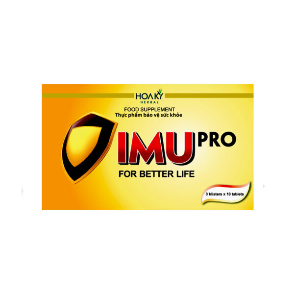 Imupro Hộp 30 Viên - Viên Uống Tăng Cường Sức Đề Kháng