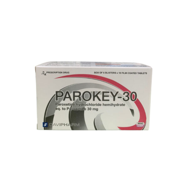 Parokey 30 Hộp 60 Viên - Chống Trầm Cảm, Rối Loạn Lo Âu