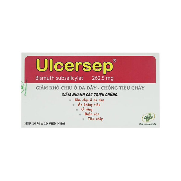 Ulcersep Hộp 100 Viên - Điều Trị Các Bệnh Đường Tiêu Hoá