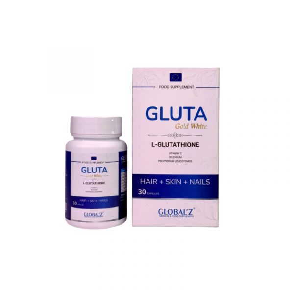 Gluta Gold White - Lọ 30 viên - Viên uống trắng da số 1 Châu Âu